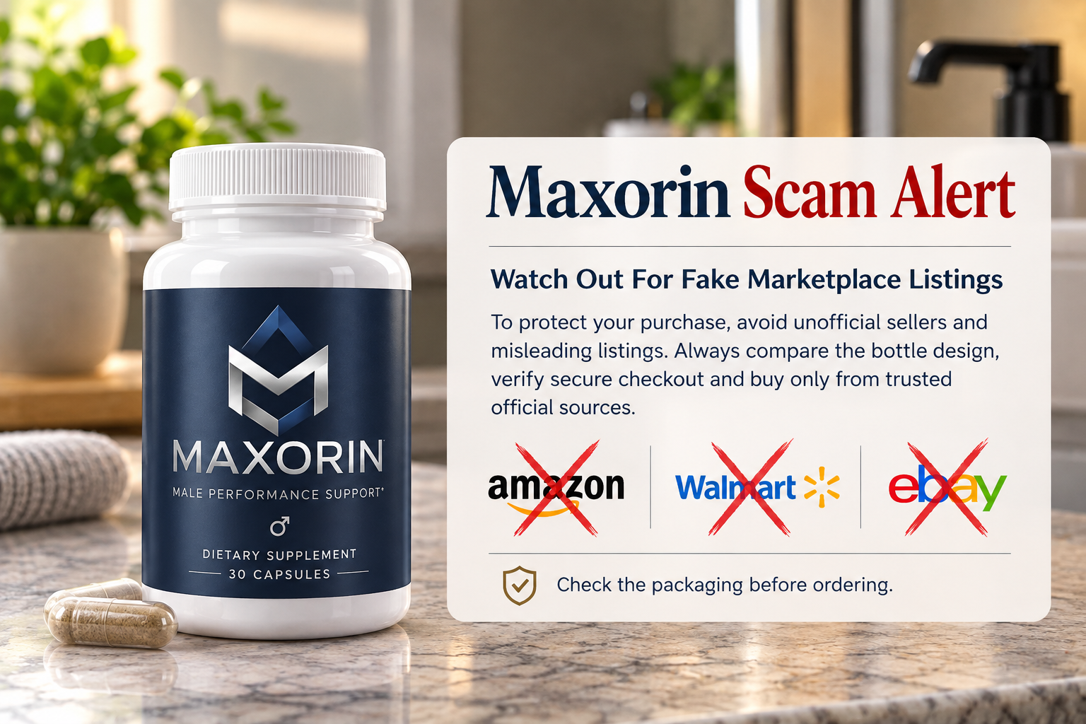 Maxorin scam alert